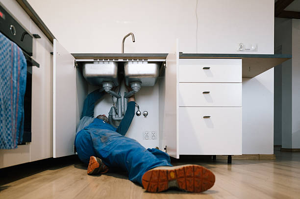 Professional Leak Detection technician working in La Rue, OH